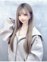 ボヤージュニケ(Voyage Nike)&nbsp;ホワイトミルクティーブロンド＋シールエクステ80枚