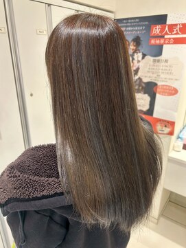 フェイス 伊勢原(FACE。) イメチェン/ピンクベージュ/前髪/伊勢原