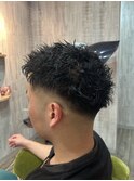 メンズカット×パーマ