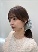ミリ単位でこだわった顔まわりカット◎