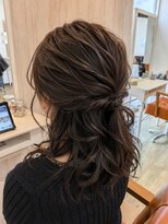 アールバディ 立野店(R Buddy) 【特別な日のヘアセット】ゆるふわハーフアップアレンジ