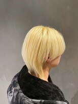 ノーヴァ バイ ボナ 前橋店(nova by bona) 【ハイトーン】個性派マッシュウルフで小顔魅せ