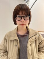 ナヌークカフラ(nanuk kafla)&nbsp;重ね着するようになってきたらよりすっきりショートボブ