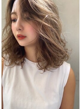 ブラン 広島八丁堀(Blanc) 【Blanc/広島】ハイライトカラー＿＿ベージュカラー