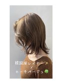 髪質改善パーマ カーキベージュ♪
