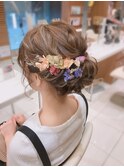 お呼ばれヘア