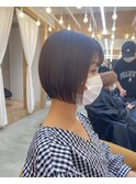 小顔ナチュラルボブ ココアベージュ【久保田夢美】横浜