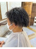 〈キシタクヘアー〉ツイストパーマ