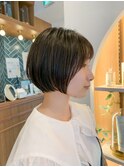紺野紘三　ダークアッシュモードヘア束感ショート