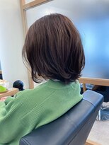 リュクスバトーバイトリコ 船橋南口店(Luxe BATEAU by tricot) 柔らかグレージュボブ/20代30代40代