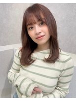 エジョン 八幡山店(Aejon)&nbsp;ショコラアッシュヘルシースタイルふんわりカールくびれヘア小顔