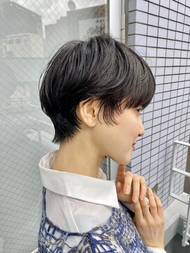 ハルキ ミナト ジャパン オオサカ(HARUKI MINATO japan OSAKA) 40代50代小顔似合わせカットくびレイヤーエモージュ大人可愛い