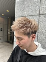 プランタン フォー ヘアー(printemps FOR HAIR)&nbsp;メンズショート_ハイトーンベージュ