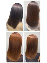 美容室フルール&nbsp;30代40代大人可愛い髪質改善カラーラベンダーグレージュ透明感