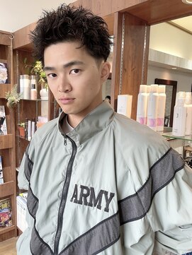 ヘアークルーズピース (hair cruise Piece) SPIKY SHORT PERM/スパイキーショート/メンズショート