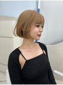 韓国/ハイトーンカラー/ワンホンヘア/レイヤーカット/髪質改善