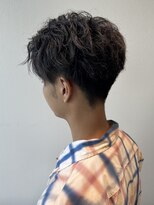 サラ ビューティー サイト 古賀店(SARA Beauty Sight)&nbsp;メンズカット/メンズ/センターパート/アッシュ/20代30代40代