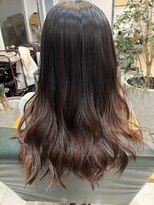 ミューズジャルダン(MUSE jardin)&nbsp;毛先オレンジグラデーションカラー