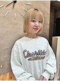 似合わせカット/ブリーチカラー/ブリーチ無しカラー/大阪梅田駅