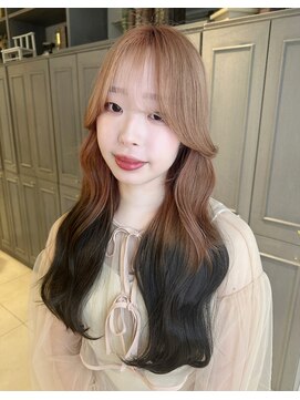 ヘア ルミナス バイ フォルテ(HAIR LUMINAS by FORTE) こなれミディ/前髪/黒髪/ボブルフ/ネビージュ/小顔/ワンレン