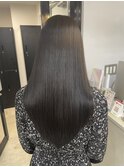 ★小顔前髪ワンカールレイヤーカット黒髪ネビージュボブルフ