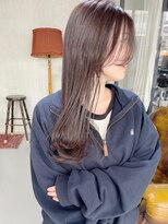 カイコヘアーアンドアートスタジオ(kaiko hair&art studio) ロングレイヤー/オリーブグレージュ/ダブルカラー/髪質改善/前髪