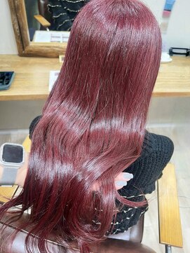 ゼスト 中野店(ZEST) 【ZEST中野/Minami】ブリーチなしダブルカラー/レッドカラー