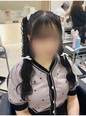 ハーフツイン/心斎橋ヘアセット