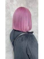 イメチェン/レッドブラウン/フルバング/似合わせカット
