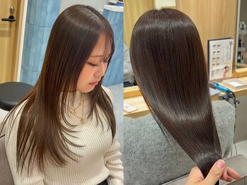 ウルバイオハナ(Ulu by ohana)の写真/髪質改善トリートメントでハリコシ・まとまり・ツヤ感UP◎さらにアイロンでトリートメント効果を固定！