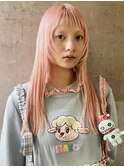 レイヤーカット//イメチェン/ホワイトブロンド/外ハネボブ/美髪