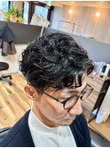 センターパート　スパイラル