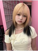 抜きっぱなし金髪 / デザインカラー / ハイトーン / 名駅