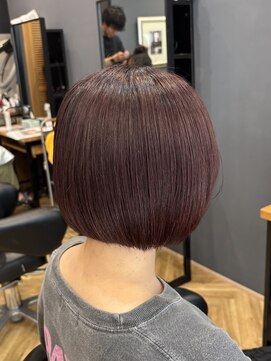 アルター(aL ter) 【ボブ×ワインレッド】くびれヘア/暖色カラー/鎌取/林愛華