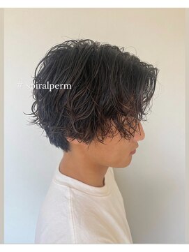 ヘアーアンドリゾート 縁(Hair&Resort En.) メンズスパイラルパーマ