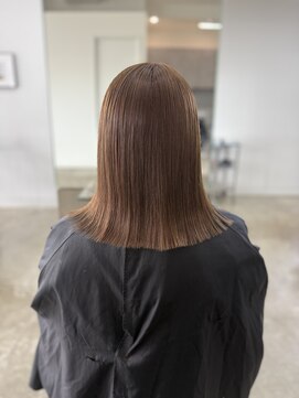 ノートエートル 西金沢(Nought etre) 10代/20代/wカラー/くすみベージュ/ツヤ髪スタイル