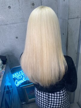 インク 渋谷(INK.) 抜きっぱなしホワイトブロンド