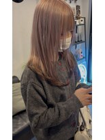 サミット ウル(SUMMIT ulu.) ピンク×ブラウン デザインカラー