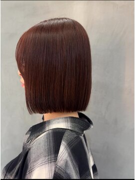 リール 銀座(R'EEL) グレーブラウン似合わせカット/バタフライカット/ダークアッシュ