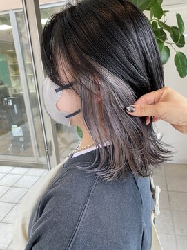 クロエ バイ ラヴィズム 小針店(CLOE by LUVISM) ウルフ×インナーカラー