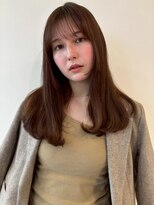 ユーフォリア 青山(Euphoria)&nbsp;チョコレートブラウンカラー&大人ワンカールスタイル