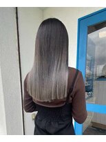 ヘアーメイク コラソン(hair make corazon) 似合わせカットメルティカラー着物フェミニンロング