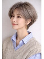 ハーツ(Heart's)&nbsp;白髪ぼかし脱白髪染め大人ショート40代50代60代