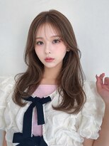 ホフ 大阪心斎橋店(F.O.F) オリーブベージュショートミニボブグレージュブリーチレイヤー