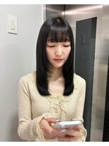 Valone Tokyo レイヤーカット/韓国ヘア/髪質改善【12/1NEW OPEN（予定）】&nbsp;ba15235_暗髪アッシュ顔周りレイヤー髪質改善レイヤーカット艶髪