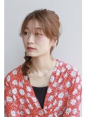 neolive ginza サイド編み込みくるりんぱ