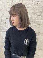 プライズ 池袋店(prize)&nbsp;イルミナカラースノーグレーグレージュ20代ボブロブ4068