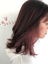 グリー ヘアープロデュース(Gree hair produce) アッシュピンクインナーカラー