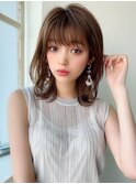 松宮錦糸町/モカベージュ/ココアベージュ/ゆるふわ/シアーカラー