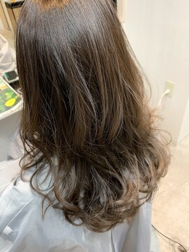 アフィックス ヘア 水天宮前店(affix hair) 夏にオススメ！ミルクティーベージュ　ラフウェーブ